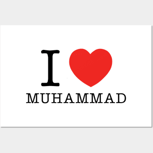 I Love Muhammad Posters and Art